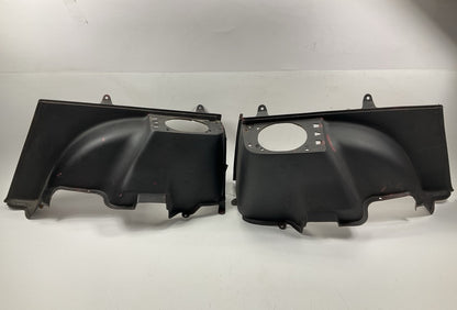 Painted Black (Over Red) Rear Quarter Panel Trim Set OEM For 1984-1986 Z31 300zx