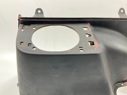 Painted Black (Over Red) Rear Quarter Panel Trim Set OEM For 1984-1986 Z31 300zx