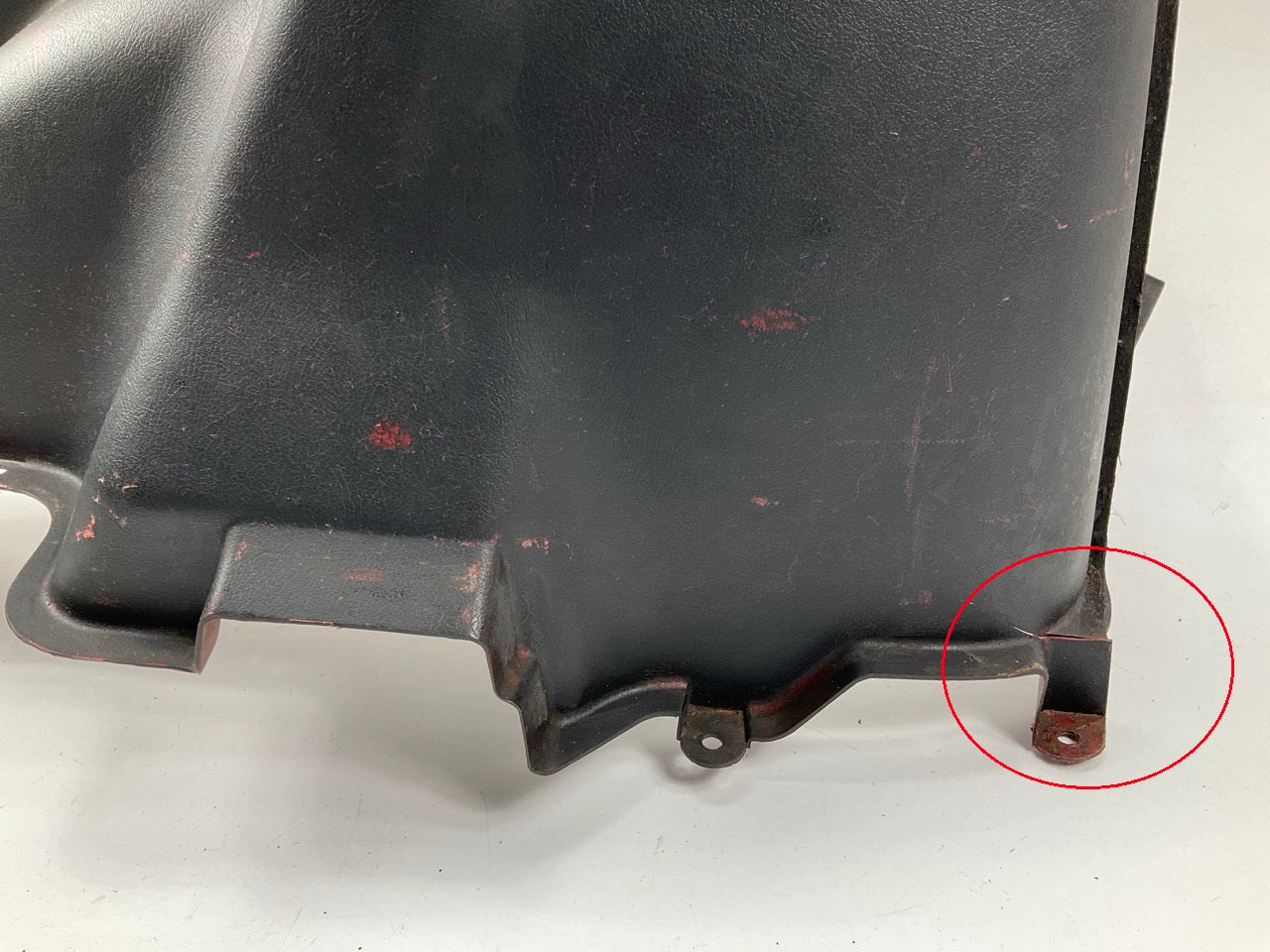 Painted Black (Over Red) Rear Quarter Panel Trim Set OEM For 1984-1986 Z31 300zx