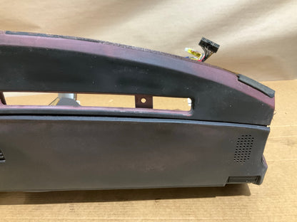 PAINTED BLACK (Over Original Red) OEM Used Dashboard For 84-86 Nissan 300zx Z31