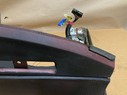 PAINTED BLACK (Over Original Red) OEM Used Dashboard For 84-86 Nissan 300zx Z31