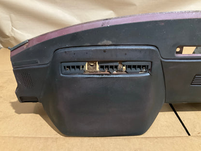 PAINTED BLACK (Over Original Red) OEM Used Dashboard For 84-86 Nissan 300zx Z31