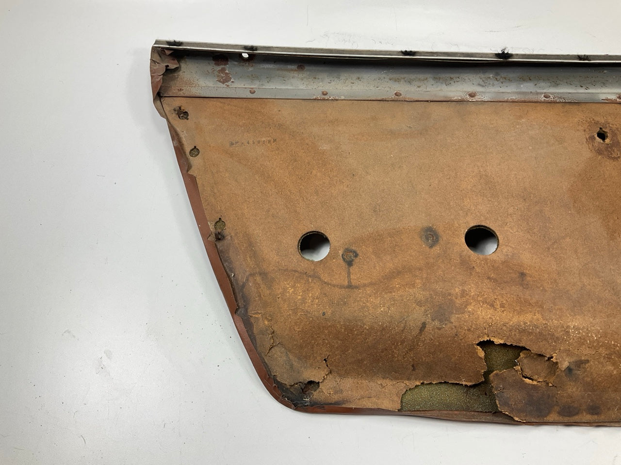 USED, NEEDS RESTORATION - OEM Right Door Panel For Datsun 280z, Ripped & Torn