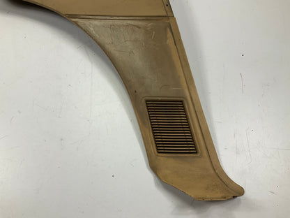 USED, ROUGH Left Driver Quarter Window Interior Trim Panel Brown For 79-83 280zx