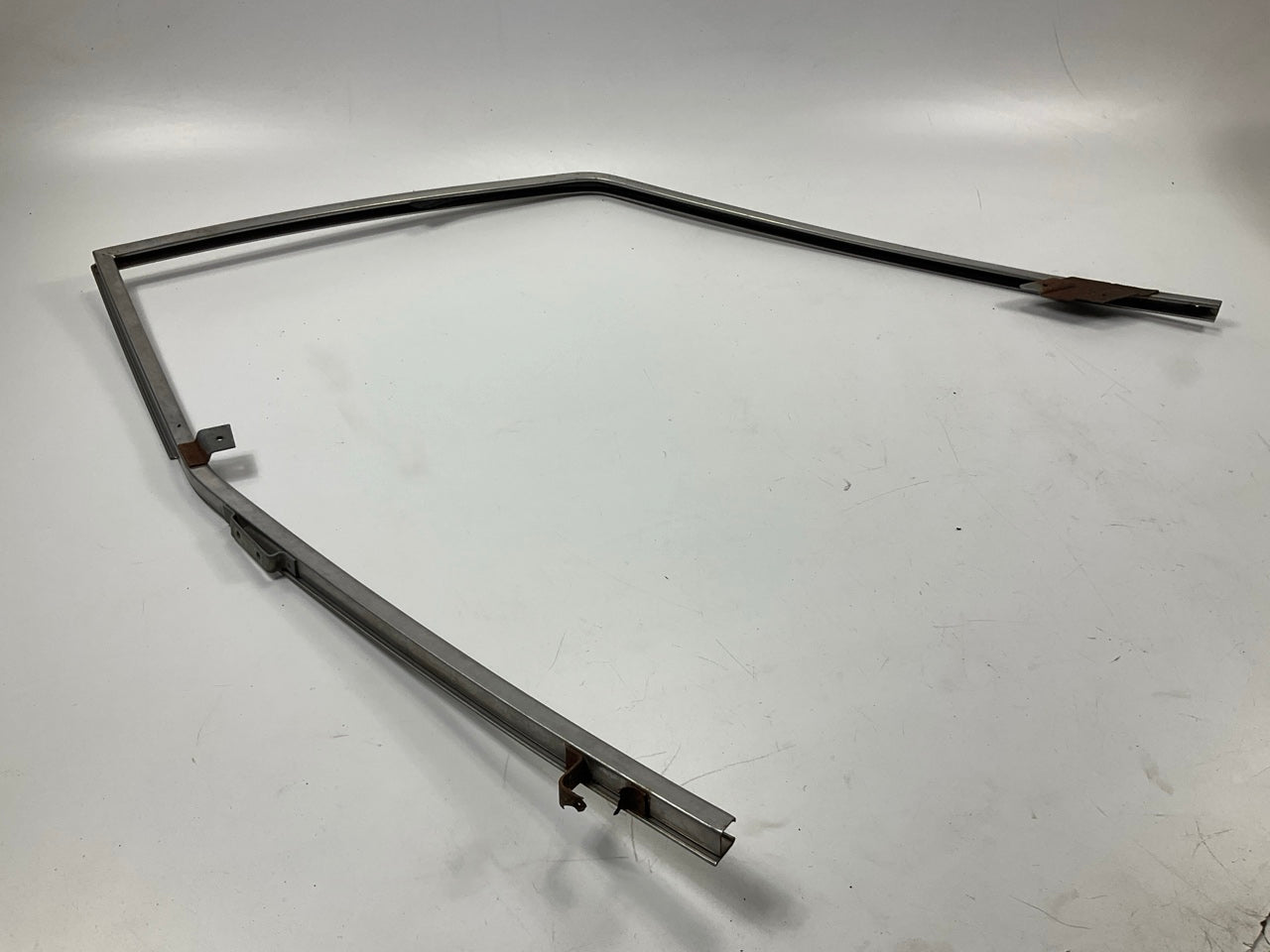 USED #379 LEFT Door Upper Window Glass Frame For 70-76 Datsun 240z 260z 280z S30