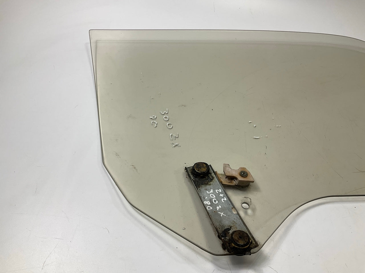USED #420 -  2+2 Left Front Door Window Glass For 1984-1989 300zx Z31 (2+2 ONLY)