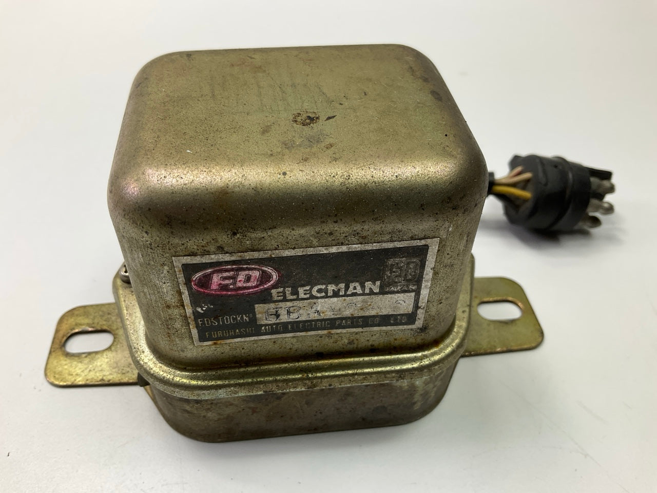 USED # 2 - F.D. Elecman # HBA12-3 Voltage Regulator For Datsun