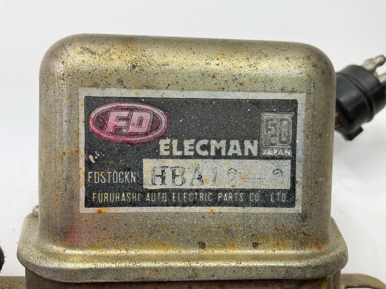 USED # 2 - F.D. Elecman # HBA12-3 Voltage Regulator For Datsun