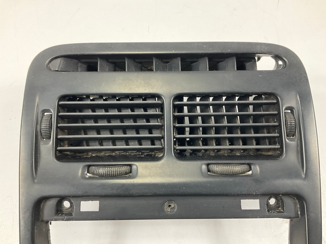 USED Black Center Dash A/C Vent Radio Trim Bezel With Clock For 90-96 300zx Z32