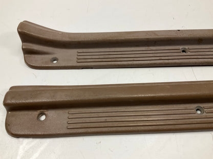 USED Tan Interior Door Sill Scuff Plates OEM For 90-96 300zx Z32 2+0 Coupe