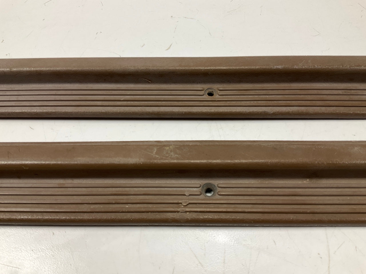 USED Tan Interior Door Sill Scuff Plates OEM For 90-96 300zx Z32 2+0 Coupe