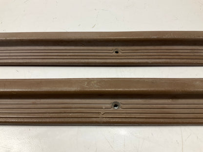 USED Tan Interior Door Sill Scuff Plates OEM For 90-96 300zx Z32 2+0 Coupe