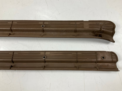 USED Tan Interior Door Sill Scuff Plates OEM For 90-96 300zx Z32 2+0 Coupe