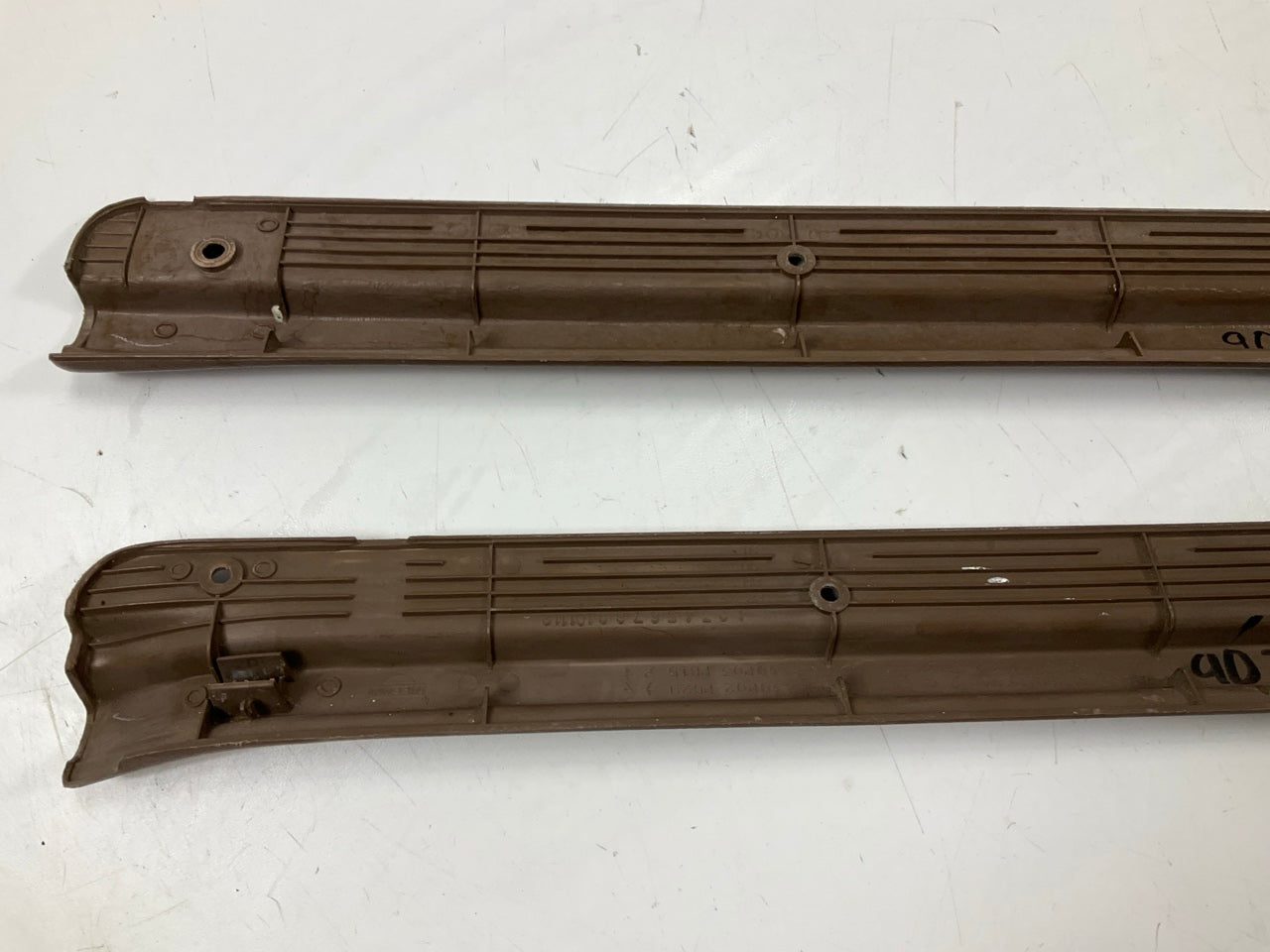 USED Tan Interior Door Sill Scuff Plates OEM For 90-96 300zx Z32 2+0 Coupe