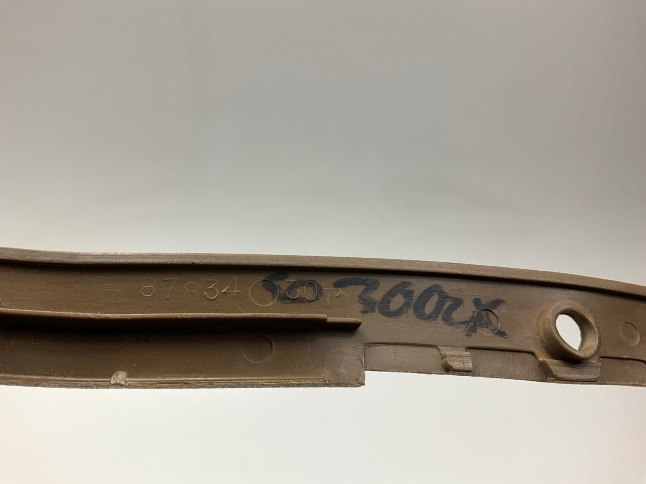 USED #570 - Brown, Right Seat Belt Trim Cover Panel For 90-93 Nissan 300zx Z32