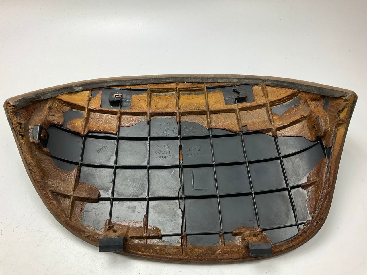 VERY ROUGH SHAPE #579 Brown Dash Speedo Cluster Trim Cover For 90-93 300zx Z32