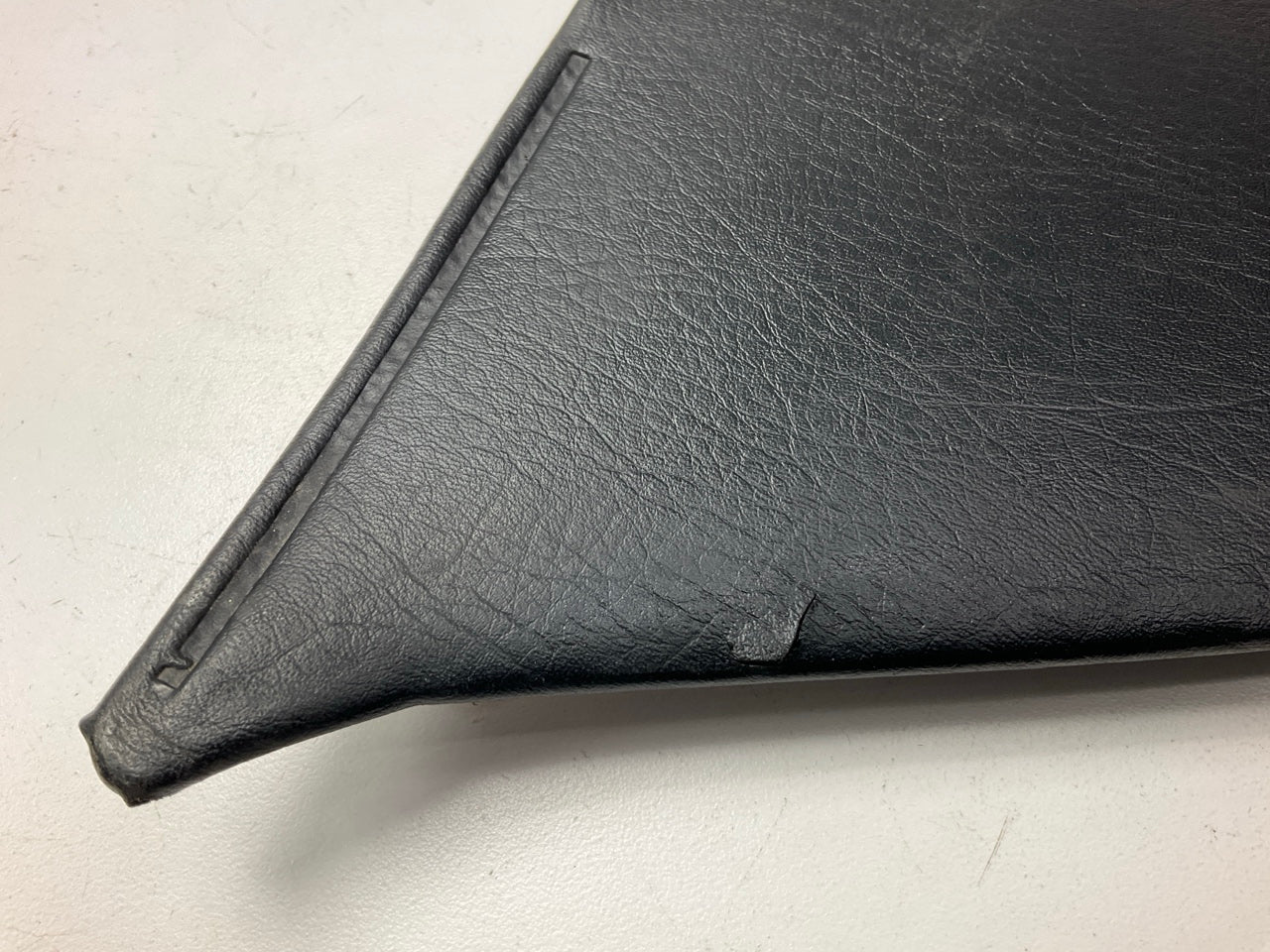 ROUGH SHAPE, SEE PHOTOS - Left Dog Leg Black Interior Panel For 1977-1978 280z