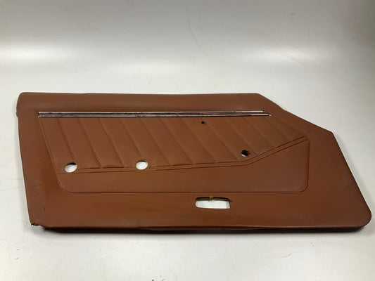 USED, AS-SHOWN - Left Drivers Side Interior Door Panel Brown For 74-78 260z 280z