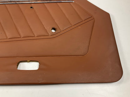 USED, AS-SHOWN - Left Drivers Side Interior Door Panel Brown For 74-78 260z 280z