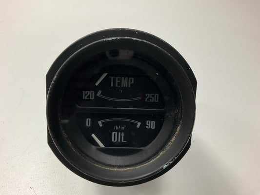 USED #607 -  Oil Pressure Water Temp Gauge OEM For 1970-1973 Datsun 240z