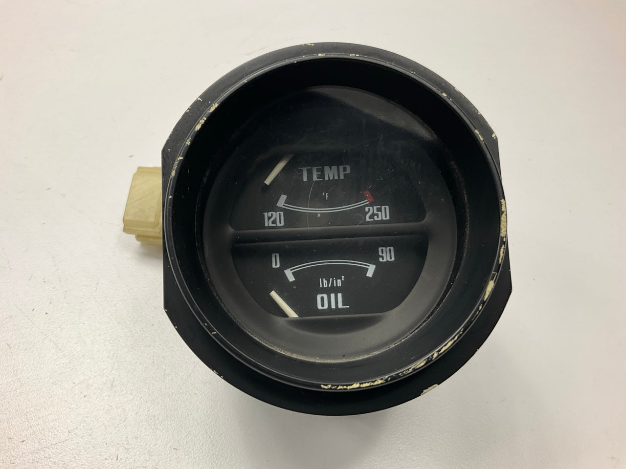 USED #608 - Oil Pressure Water Temp Gauge OEM For 1975-1978 Datsun 280z