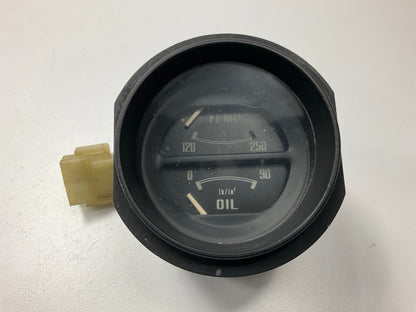 USED # 609 - Oil Pressure Water Temp Gauge OEM For 1975-1978 Datsun 280z