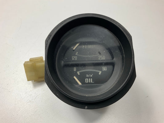 USED # 609 - Oil Pressure Water Temp Gauge OEM For 1975-1978 Datsun 280z