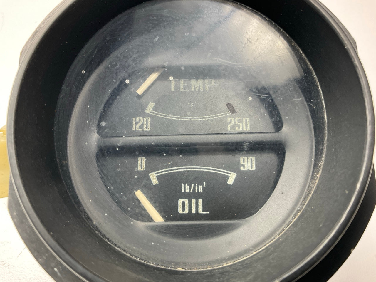 USED # 609 - Oil Pressure Water Temp Gauge OEM For 1975-1978 Datsun 280z