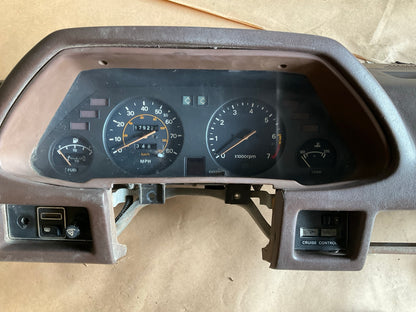 CRACKED/UGLY - USED OEM Dash Dashboard W/ Manual Gauge Cluster For Datsun 280zx