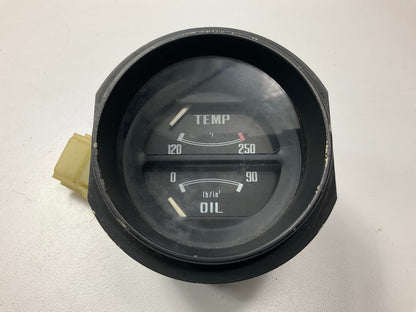 USED # 610 - Oil Pressure Water Temp Gauge OEM For 1975-1978 Datsun 280z