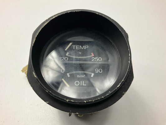 USED # 611 - Oil Pressure / Water Temp Gauge OEM For 75-78 Datsun 280z