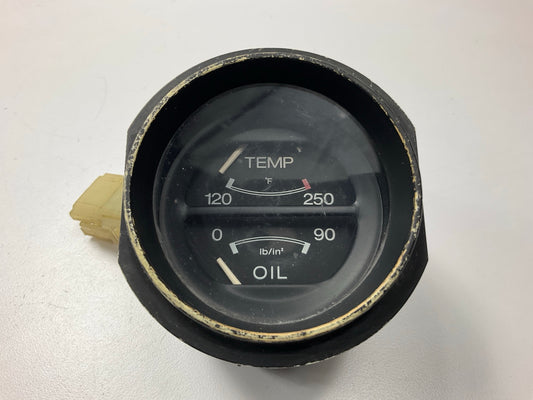 USED # 612 - Oil Pressure Water Temp Gauge OEM For 75-78 Datsun 280z