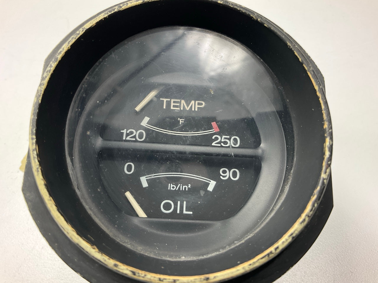 USED # 612 - Oil Pressure Water Temp Gauge OEM For 75-78 Datsun 280z