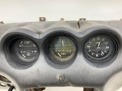 CRACKED / USED - SEE PHOTOS - Original OEM Dash Dashboard & Gauges For 1972 240z