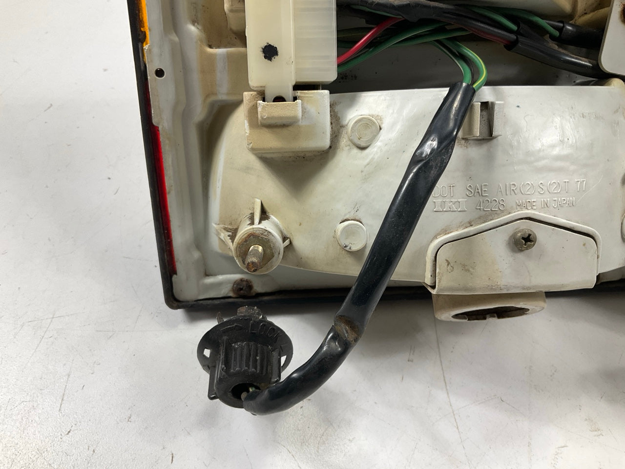 CRACKED/BROKEN, AS-SHOWN - Left Drivers Side Taillight Stop Lamp For 79-81 280zx