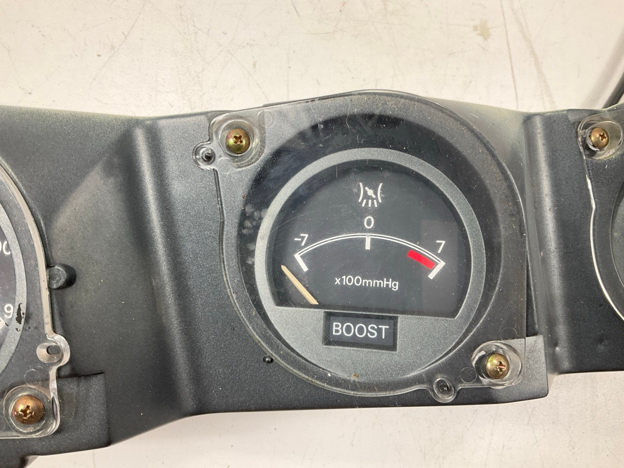 Center Gauge Cluster Volt/Oil Pressure/Boost/Clock For 81-83 Datsun 280ZX Turbo