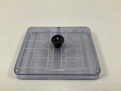 USED - Original OEM Clear Fuse Box Cover For Datsun 240z