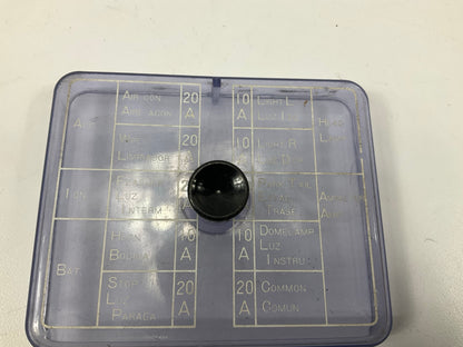 USED - Original OEM Clear Fuse Box Cover For Datsun 240z