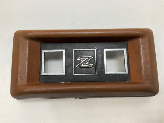 USED #71 Left Power Window Switch Bezel Trim Cover Brown For 79-83 Datsun 280zx