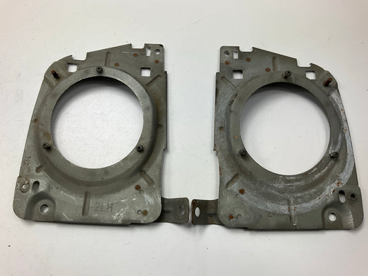 USED - Right And Left Rear Speaker Mounting Bezels OEM For 84-89 300zx Z31