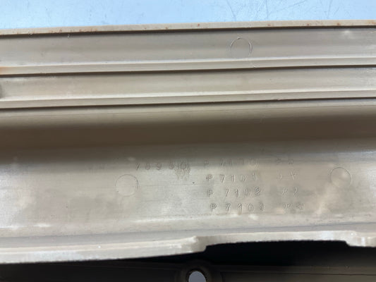 USED, SEE PHOTOS - Brown Left & Right Door Kick Door Sill Plates For 79-83 280zx