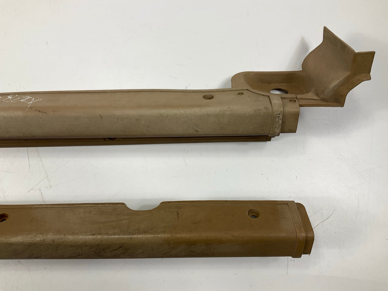 USED, SEE PHOTOS - Brown Left & Right Door Kick Door Sill Plates For 79-83 280zx