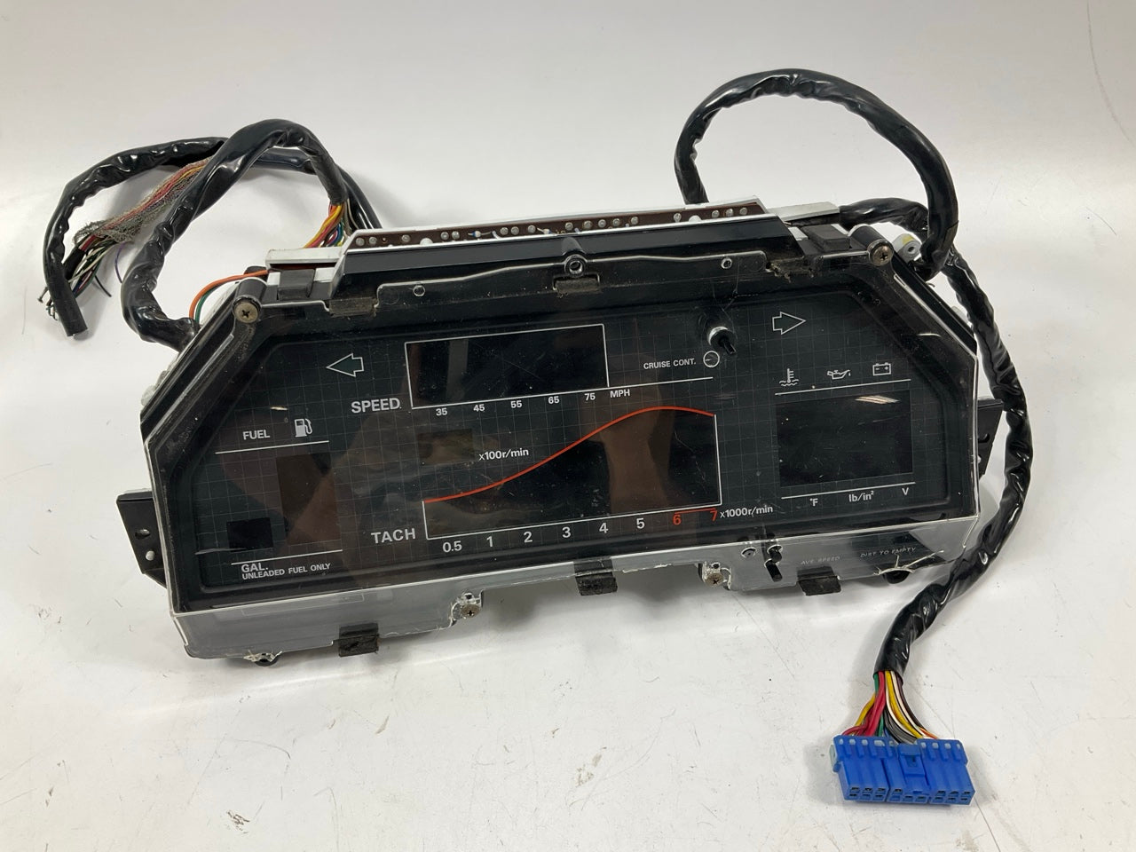 CUT WIRES, SEE PHOTOS Digital Gauge Instrument Cluster OEM For 87-89 Nissan Z31