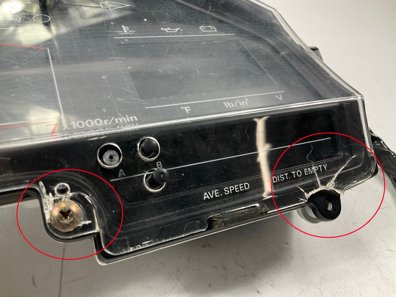 CUT WIRES, SEE PHOTOS Digital Gauge Instrument Cluster OEM For 87-89 Nissan Z31