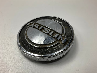 USED #906 - Hood Emblem Badge OEM For 70-78 Datsun 240z 260z 280z, 1 Broken Clip