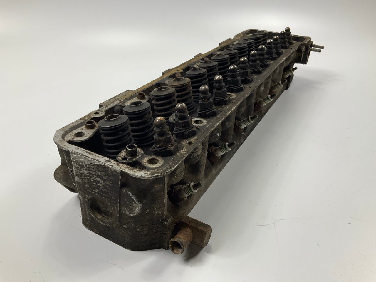 USED, BROKEN STUD - OEM For Datsun ''E88'' Core Cylinder Head COMES AS IS AS SHOWN
