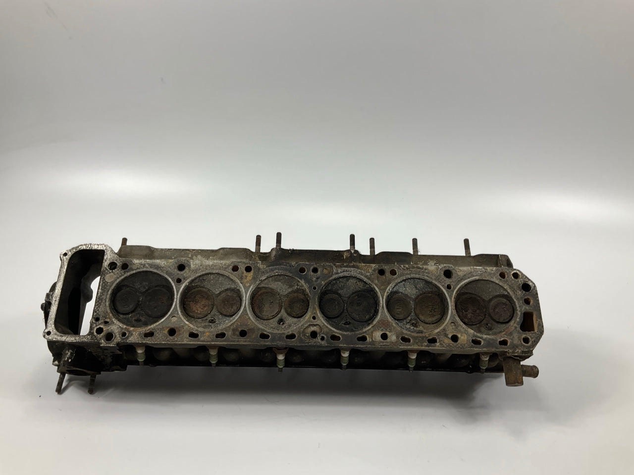 USED, BROKEN STUD - OEM For Datsun ''E88'' Core Cylinder Head COMES AS IS AS SHOWN