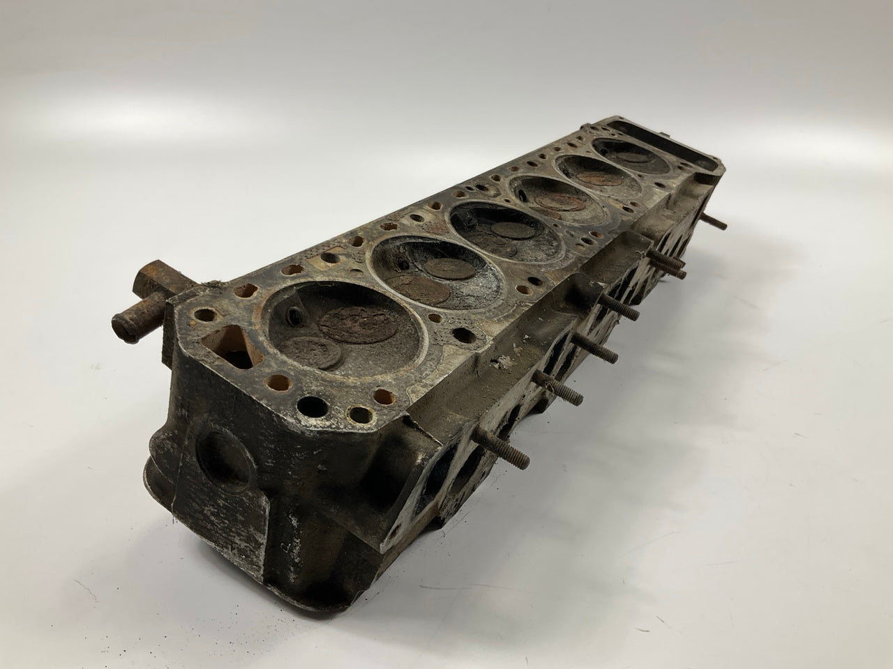 USED, BROKEN STUD - OEM For Datsun ''E88'' Core Cylinder Head COMES AS IS AS SHOWN
