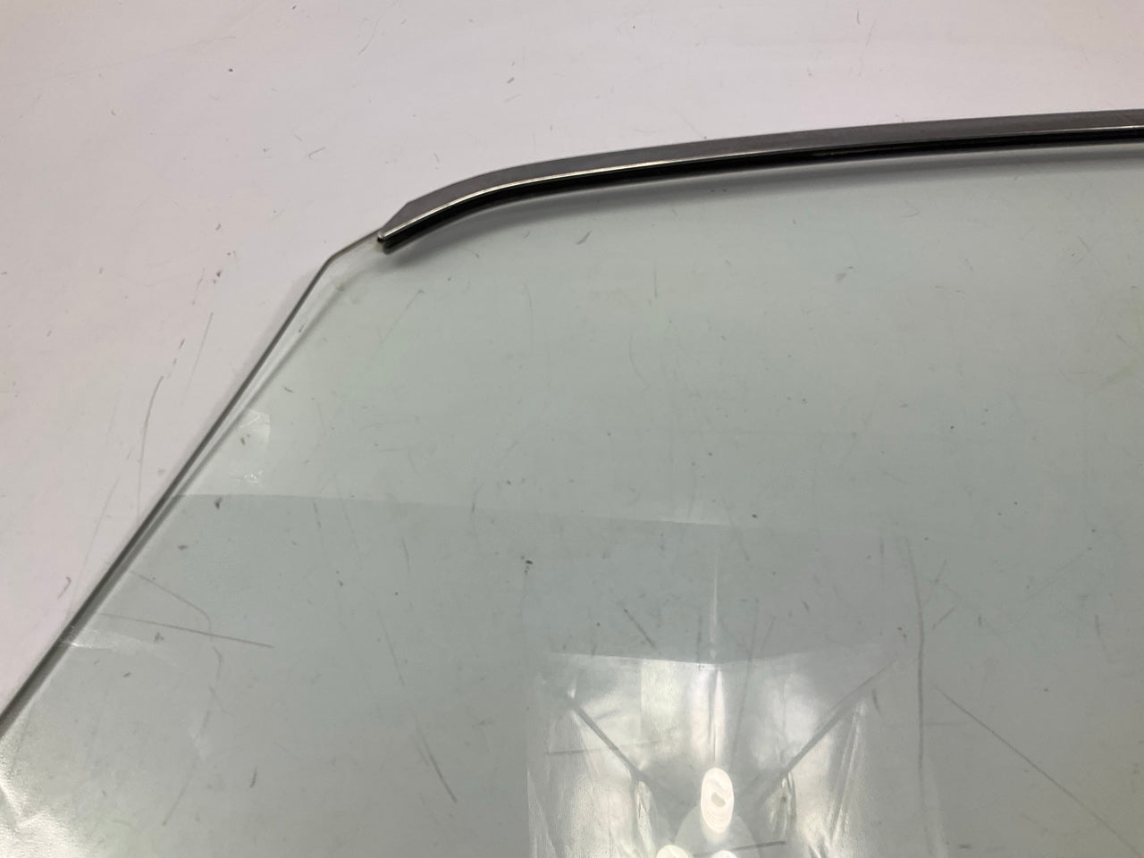 USED - OEM Front Right Passenger Door Glass & Trim 1967-68 Ford Mustang Fastback