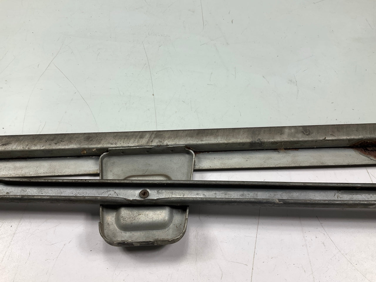 USED - OEM Front Right Passenger Door Glass & Trim 1967-68 Ford Mustang Fastback